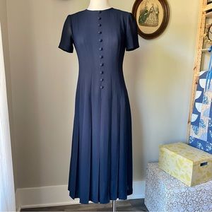 Vintage 1990s Talbots pleated dress